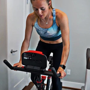 riding on connect bike